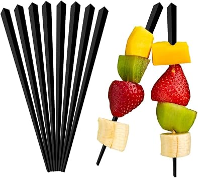 1000 Pcs Cocktail Picks Prism 7.62cm 3" - Sleek, Stylish Garnish for Cocktails, Perfect Plastic Toothpicks for Appetizers & Drinks, Versatile Fancy Skewers Food Pick for Charcuterie Parties