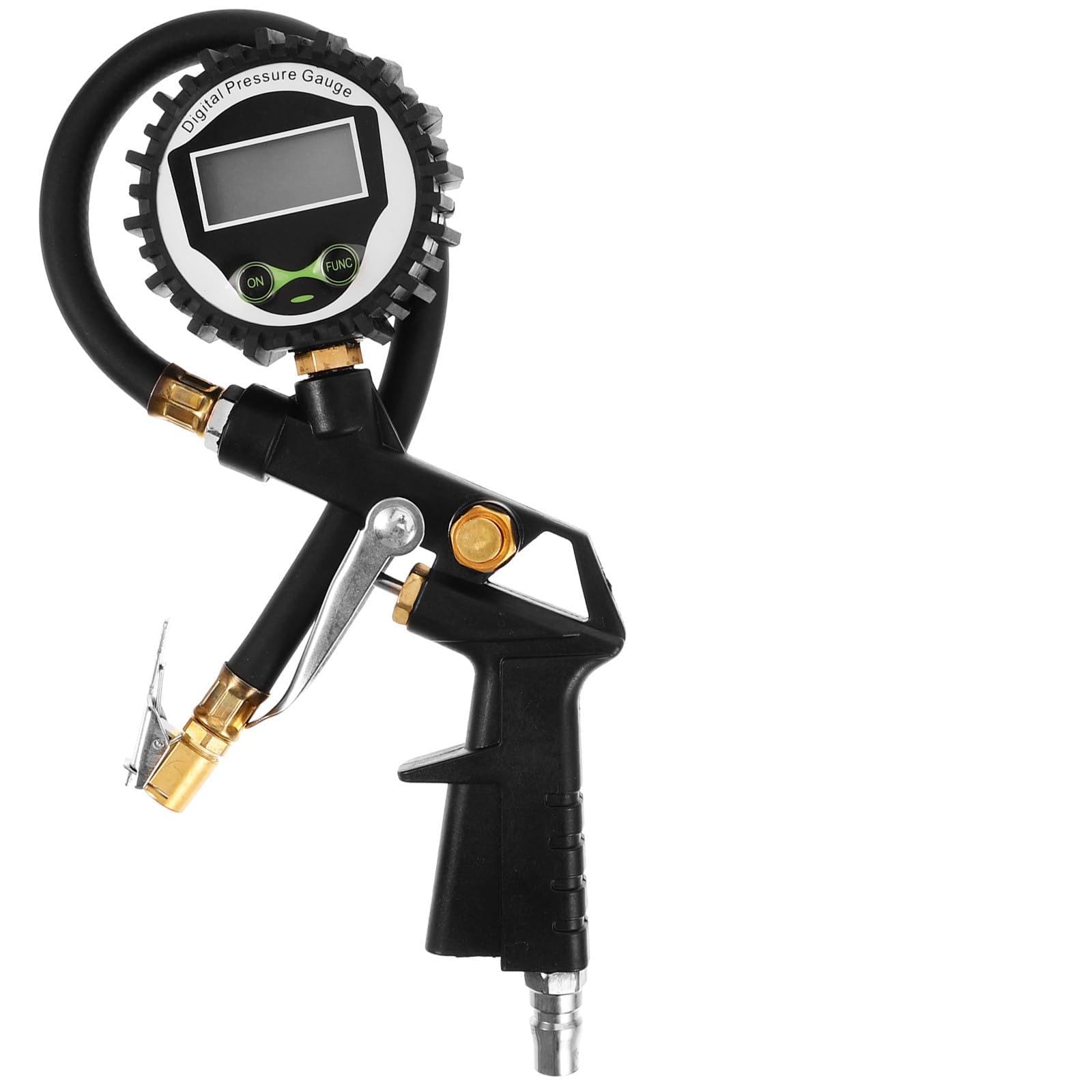 Manómetro de Presión de Neumáticos Digital de 60 Psi para Trabajo Pesado Mano y Materiales de Plástico y Metal para Todos los Vehículos