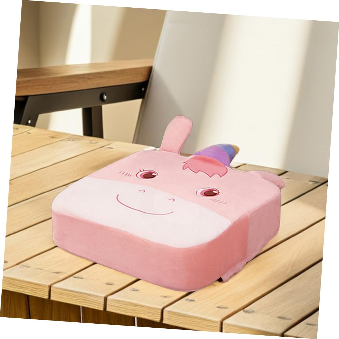 iplusmile Cuscino Rialzo Sedia Spessore Antiscivolo per da Pranzo e Studio Portatile Lavabile Supporto Ergonomico per Altezza e