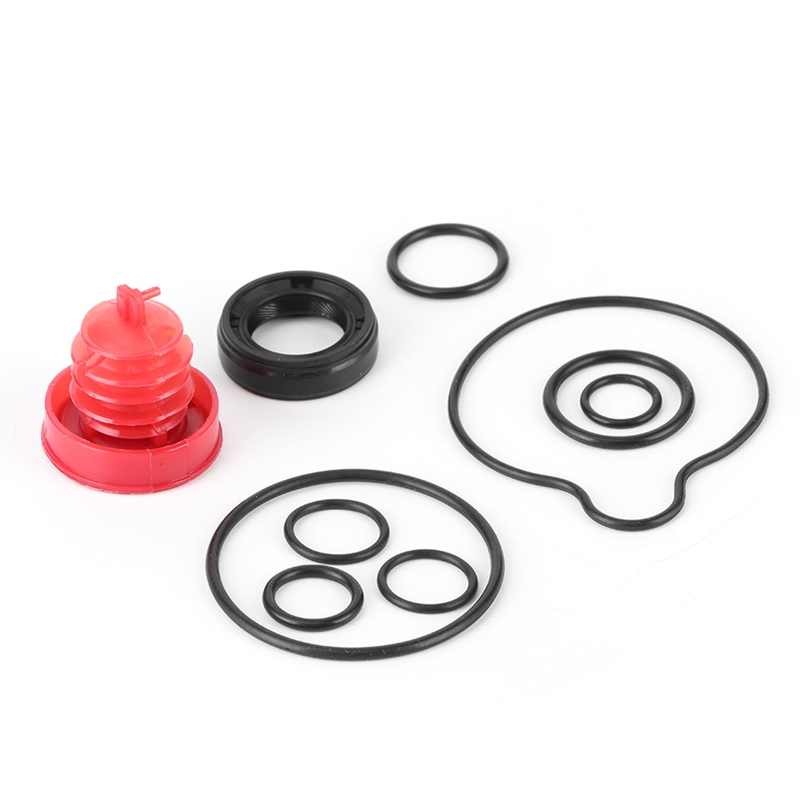 Generic Kit de Junta Tórica de Resellado de Bomba de Dirección Asistida Apto para 1998-2007, 10 Piezas/juego de Sellos de Goma de Precisión Aptos para Modelos /