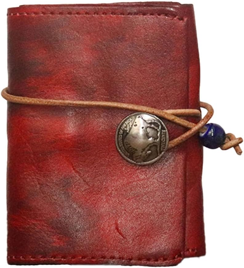 WJXFHTD 1PCS Leather Change Purse Drawstring Coin Purse