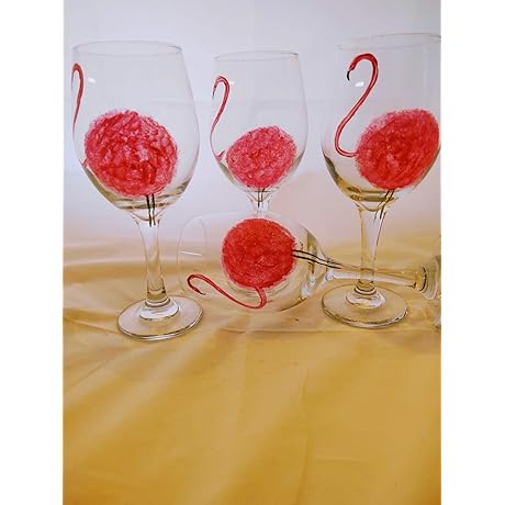 Hand Painted Flamingo Flatware Set