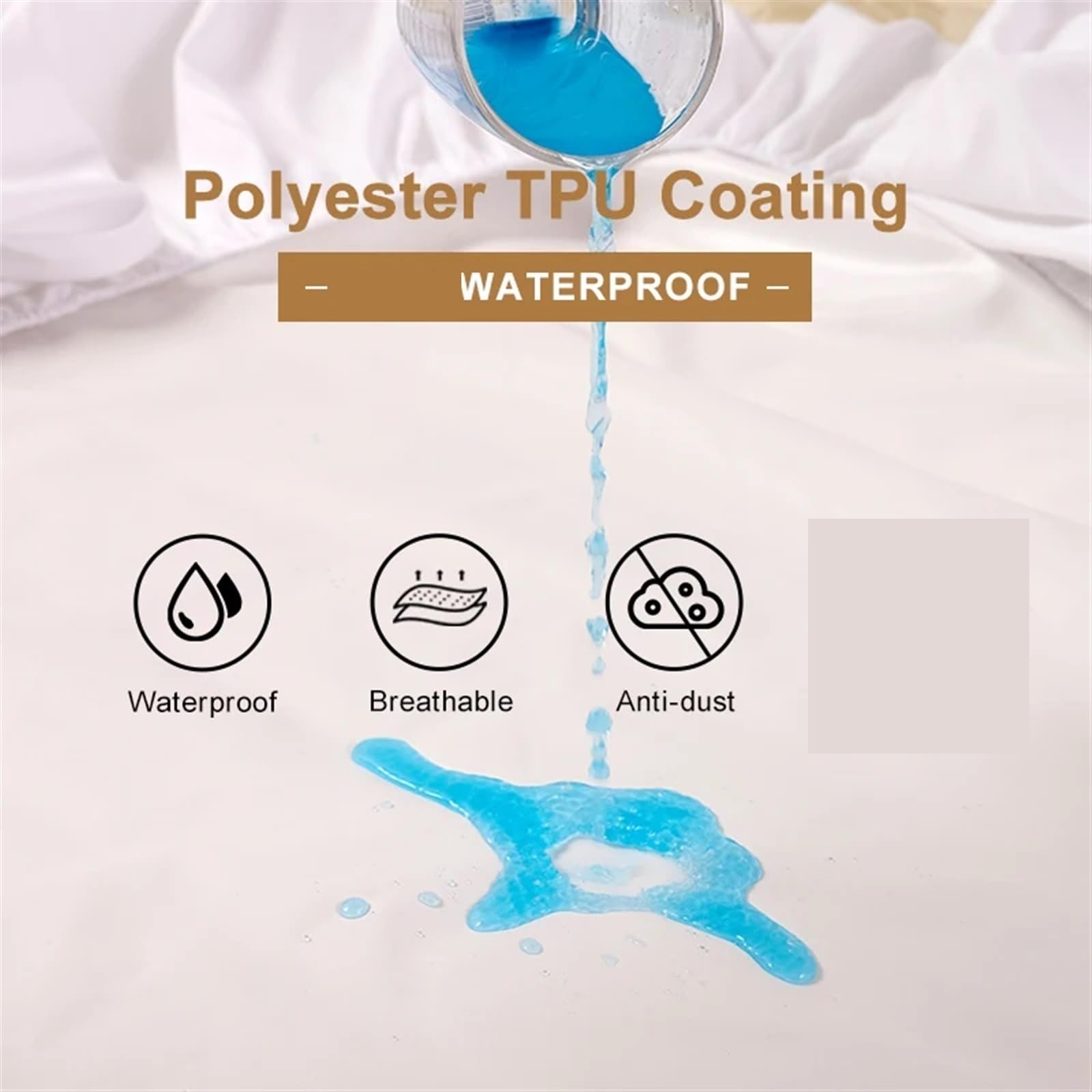 Protector Colchon Impermeable Classic Pattern Waterproof Mattress Protector