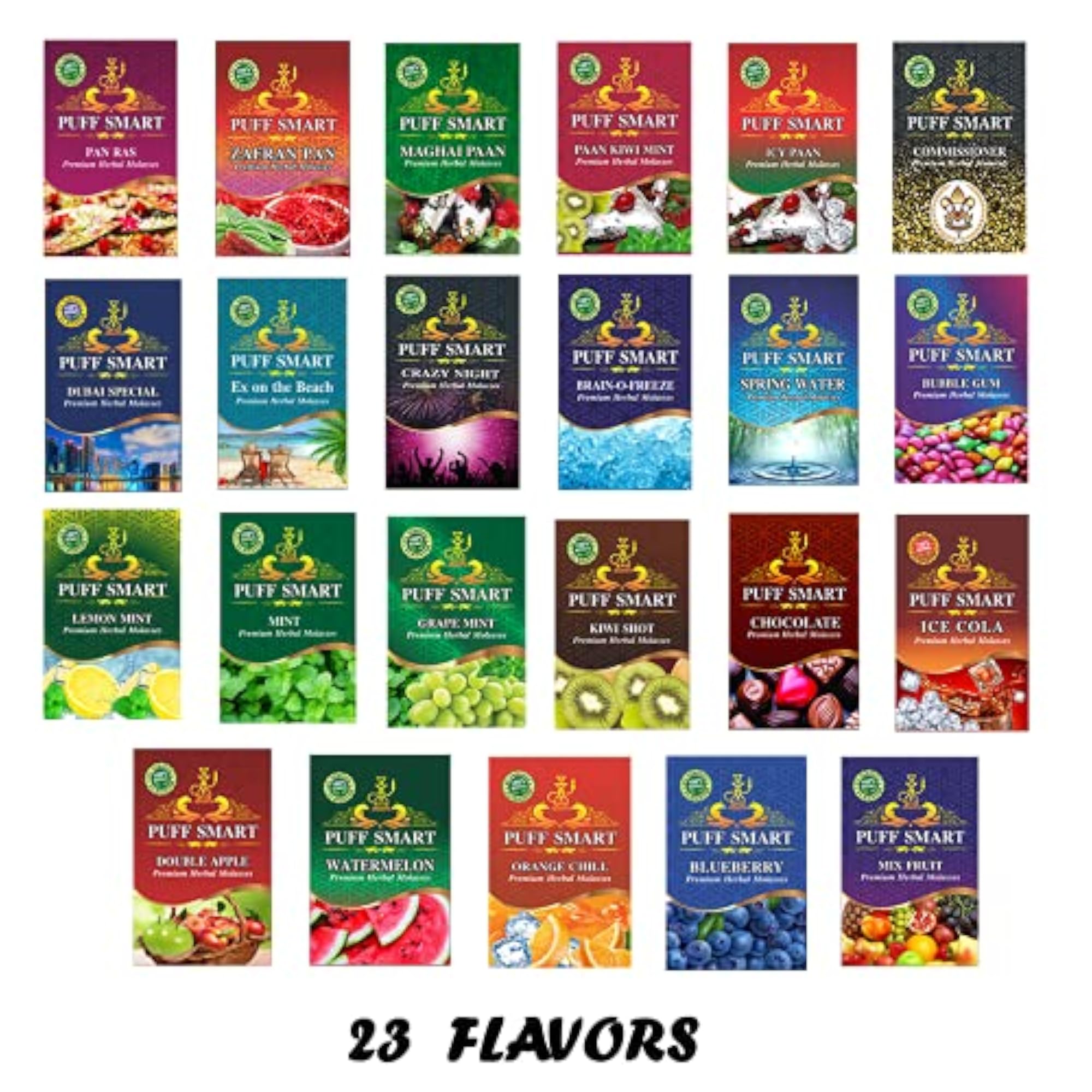 Premium Herbal Flavor Mint with Bamboo Charcoal Combo