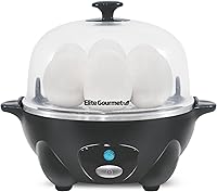 Vista 1 de Elite Gourmet Easy Electric - Cocina eléctrica con capacidad para 7 huevos, cazador furtivo, máquina de tortillas, revuelta, suave, media, hervida