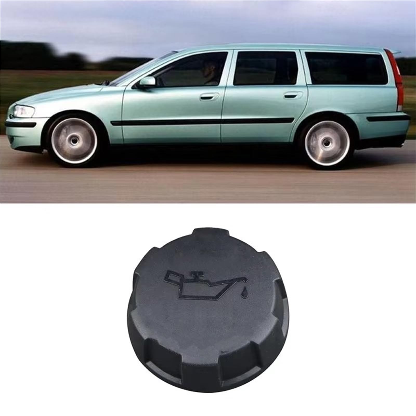 Tappo Riempimento Dell'Olio Per Volvo 780 850 940 960 Per C70 Per S80 Per S90 Per V40 Per V70 2000-2016 8692888 3547599 Coperchio Riempimento Dell'olio Motore Tappo Auto