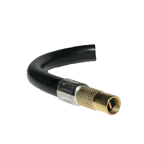 Miniatura 5 de Medidor de presión de neumáticos, 100 PSI resistente y preciso con esfera grande fácil de leer, medidor de neumáticos de baja presión de aire para