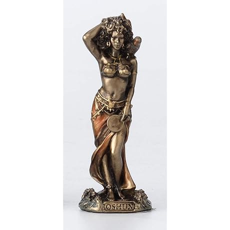 Veronese 3.5" Oshun Santeria Statue for Love, Beauty & Marriage