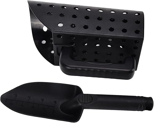 Miniatura 4 de Cuchara de arena de detección de metales, pala de detector de metales, herramienta de excavación de tesoros de tamiz de arena, tamiz de arena manual