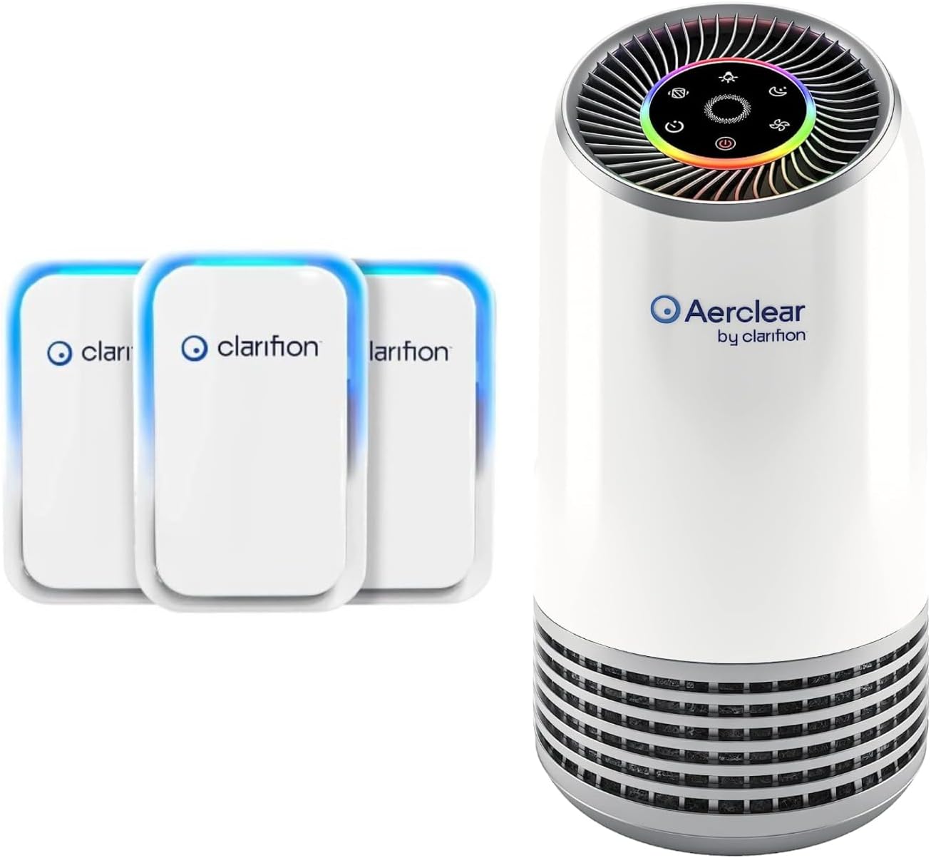 Clarifion Air Ionizer (3Pack) and AerClear Bundle Home