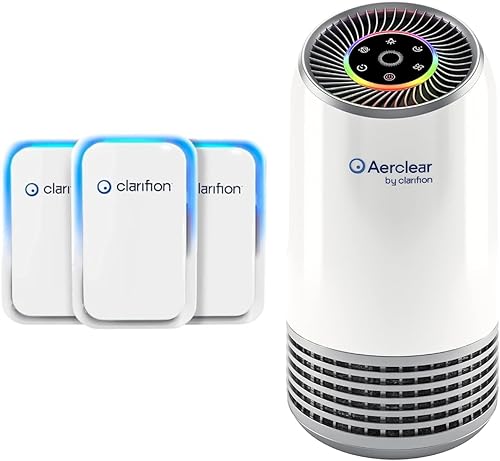 Clarifion - AerClear y purificadores de aire para el hogar (paquete de 3)