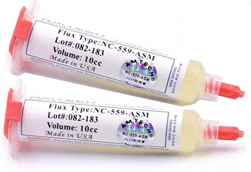 2PCS 10cc 559 NC-559-ASM Flux Paste Lead-Free Solder Paste Solder Flux + Needles