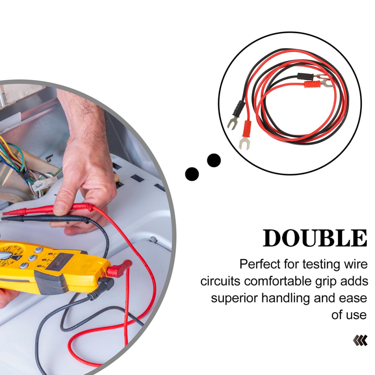 Abaodam Lot de 2 Câbles de Platine Phonographique Magnétiques Isolés en Cuivre pour Une 4 Pièces