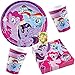 Produktbild HHO My Little Pony Partyset 36tlg. für 8 Kinder Teller Becher Servietten