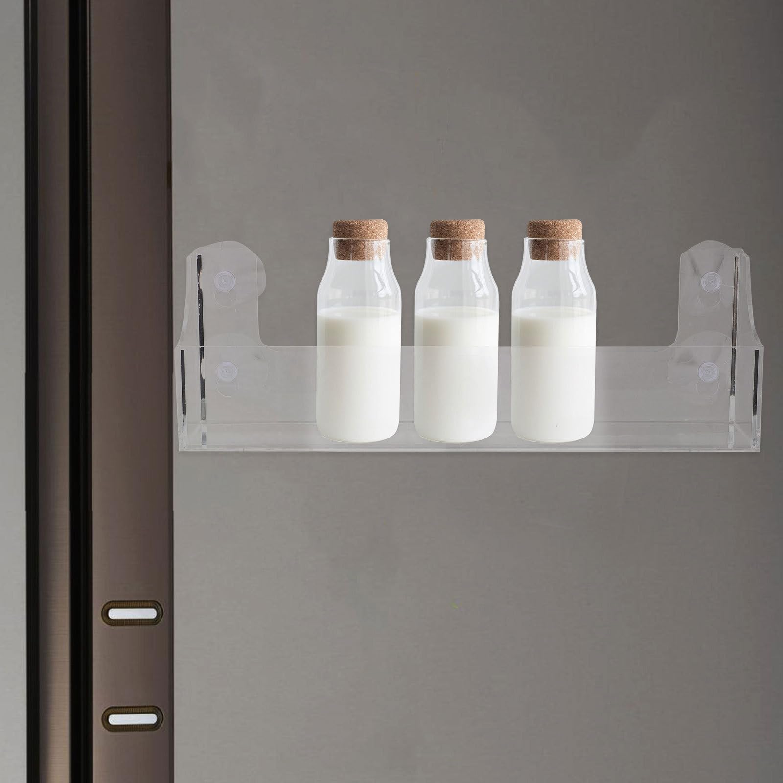 Homoyoyo 2 Piezas Estante para Puerta de Refrigerador, Acrílico