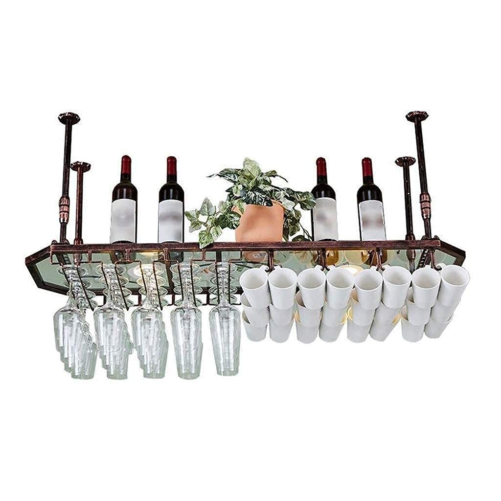Casier à vin vintage blanc au design suspendu rustique haut de gamme
