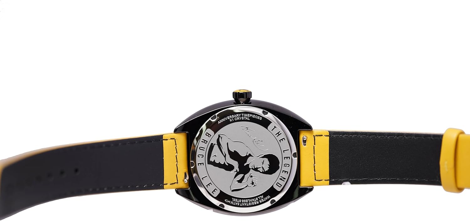 Bruce Lee Collector's Quartz Watches, Tai Chi Design Observe Time Series, Limited Edition Collection Japanese Movement, Stainless Steel Automatic Wrist Watches