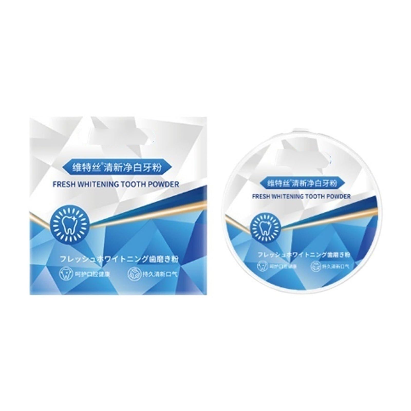 50 g de polvo dental for limpieza bucal | Elimina las manchas de tabaco y té, blanquea y protege los dientes(3pcs)
