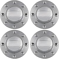 Vista 1 de ECCPP Juego de 4 tapas centrales de 7 ruedas cromadas delanteras y 2 traseras para Dodge RAM 3500 2011-2018 Dually de 1 tonelada para camión Alcoa