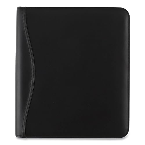 AT-A-GLANCE Genuine Leather Undated Starter Set, Folio Size, Black (038-0540-05)
