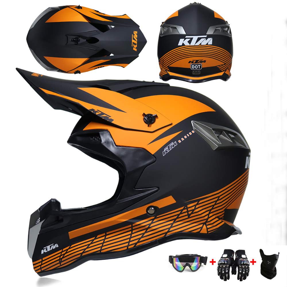 Buy WRISCG Motocross Child Off Road Motorbike Cross Full Face Helme