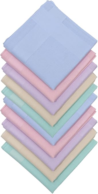 Ladies Handkerchiefs, Women soft Cotton Hankies