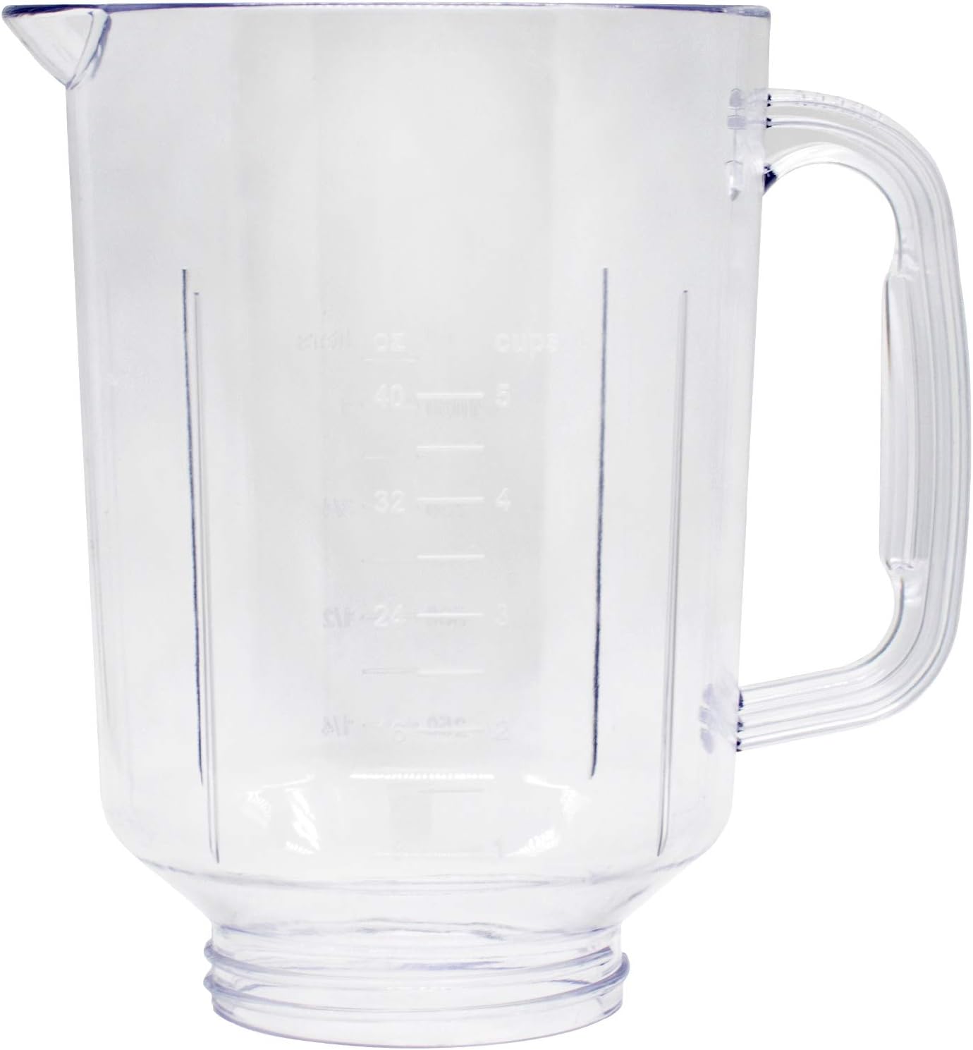 9704200 Plastic Blender Jar Compatible with Kitchen-Aid Blenders KSB3 KSB5 5KSB5 Models Replaces AP3085607 9704281 9706717 by Sikawai