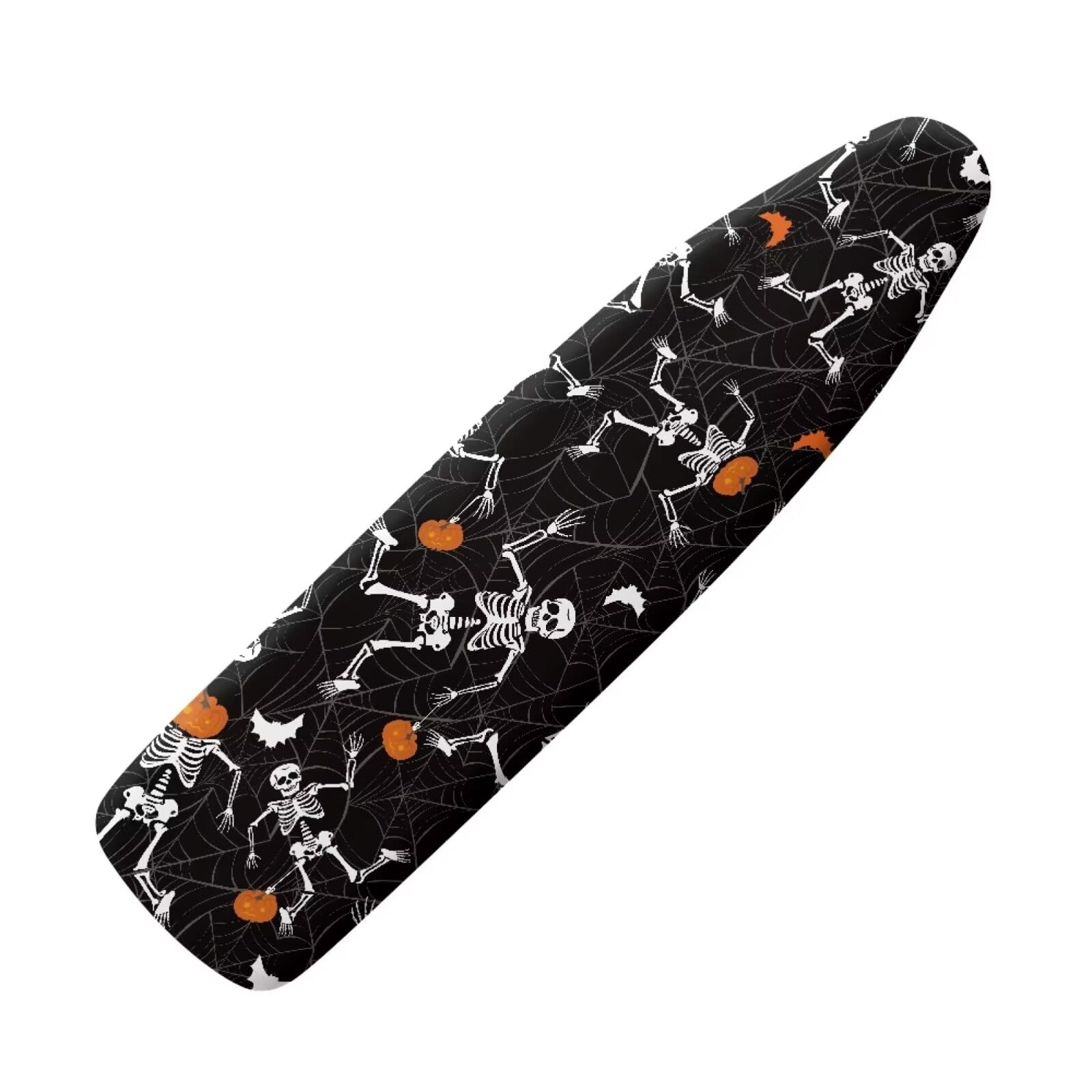 GLENLCWE Funny Skeleton Ironing Board Cover Replacement,Halloween Ironing Board Cover with Extra Thick Pad Large Scorch Assistant Ironing Board Cover Washable