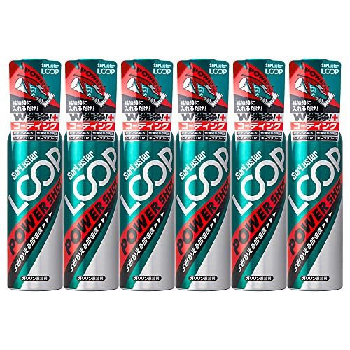 シュアラスター ガソリン添加剤 LOOP パワーショット 240ml 4サイクル専用 LP-14 6本セット X-34 燃費改善 振動音低減 ガソリン 40L-60Lに1本