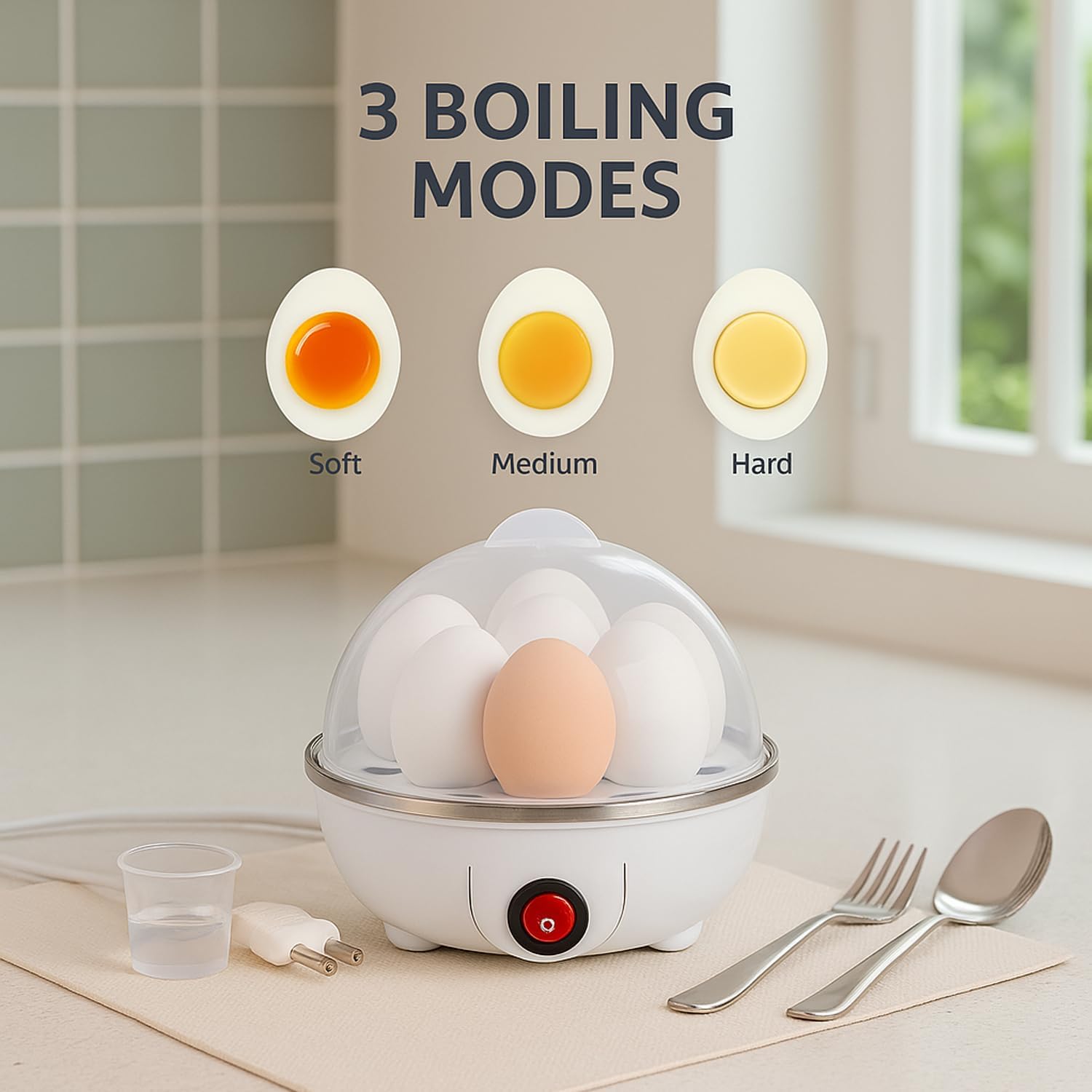 Krewulz Egg Boiler - Automatic Egg Cooker -5 Krewulz Egg Boiler - Automatic Egg Cooker -5