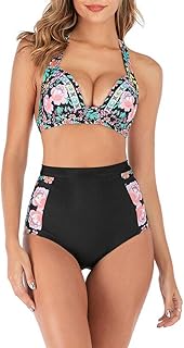 [INEOUT] セクシーなハイウエストビキニプッシュアップ水着女性水着ホルタートップス水着ビーチウェア夏水着