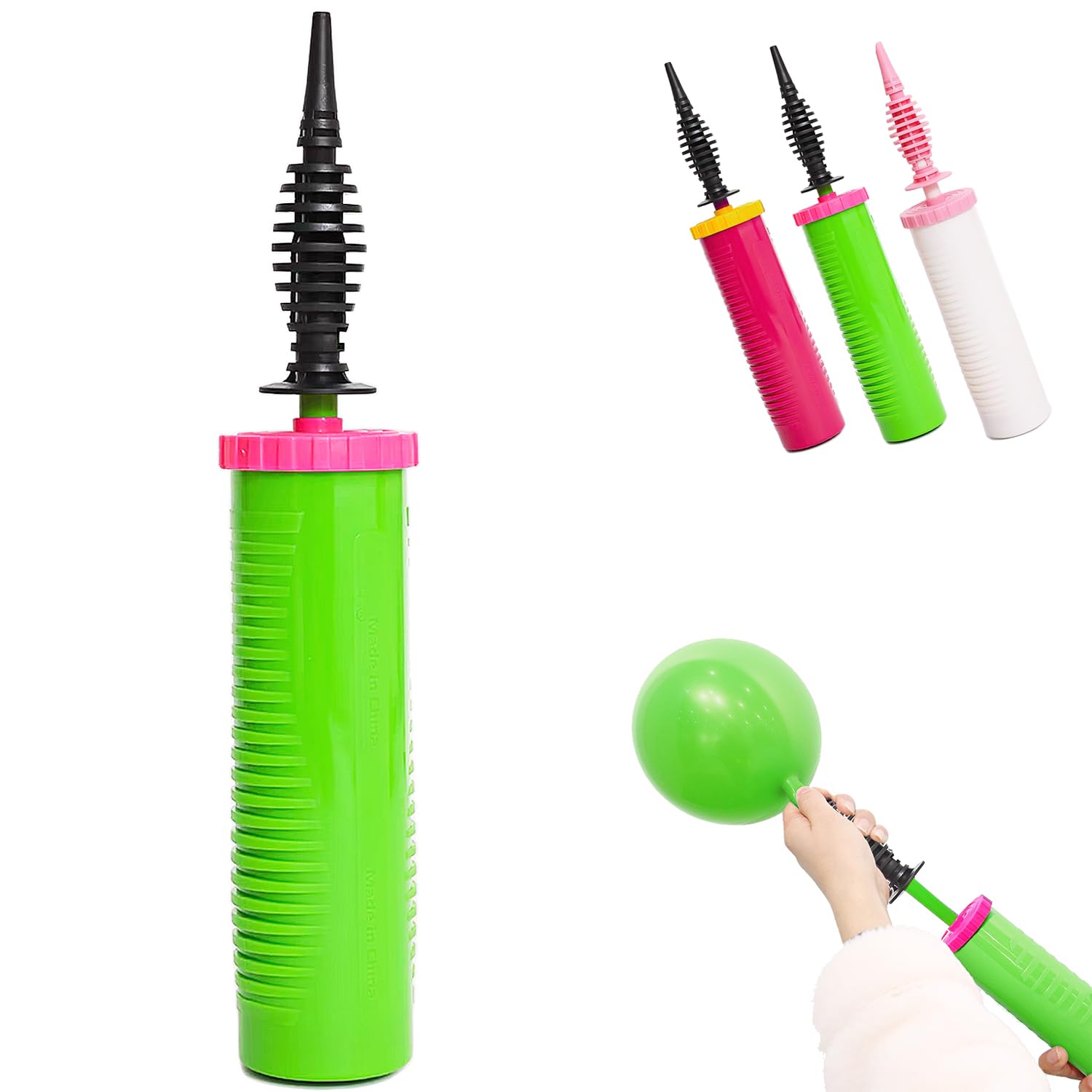 Balloon Pump Hand Manual Inflator, Balloons Manual Pump Blower Pump suitable for Party Decoration Ballons Arch Kit Balloon Garland Foil & Confetti Balloon