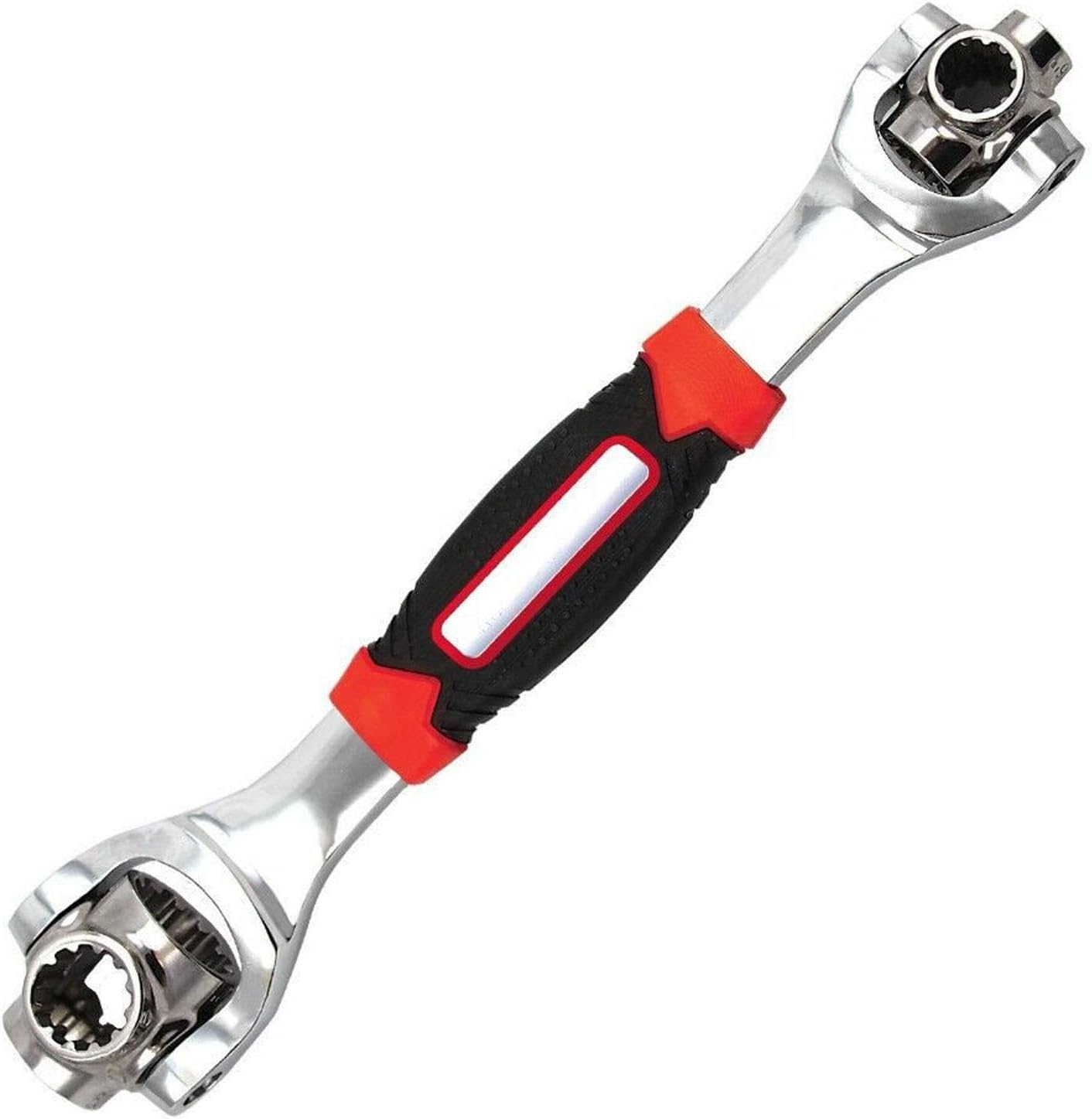 Socket Wrenches 48 Tools In One Multifunction Pass-through Socket Wrench Works with Spline Bolts,6-Point,12-Point,Torx,Square Damaged Blots and Any Size Standard or Metric