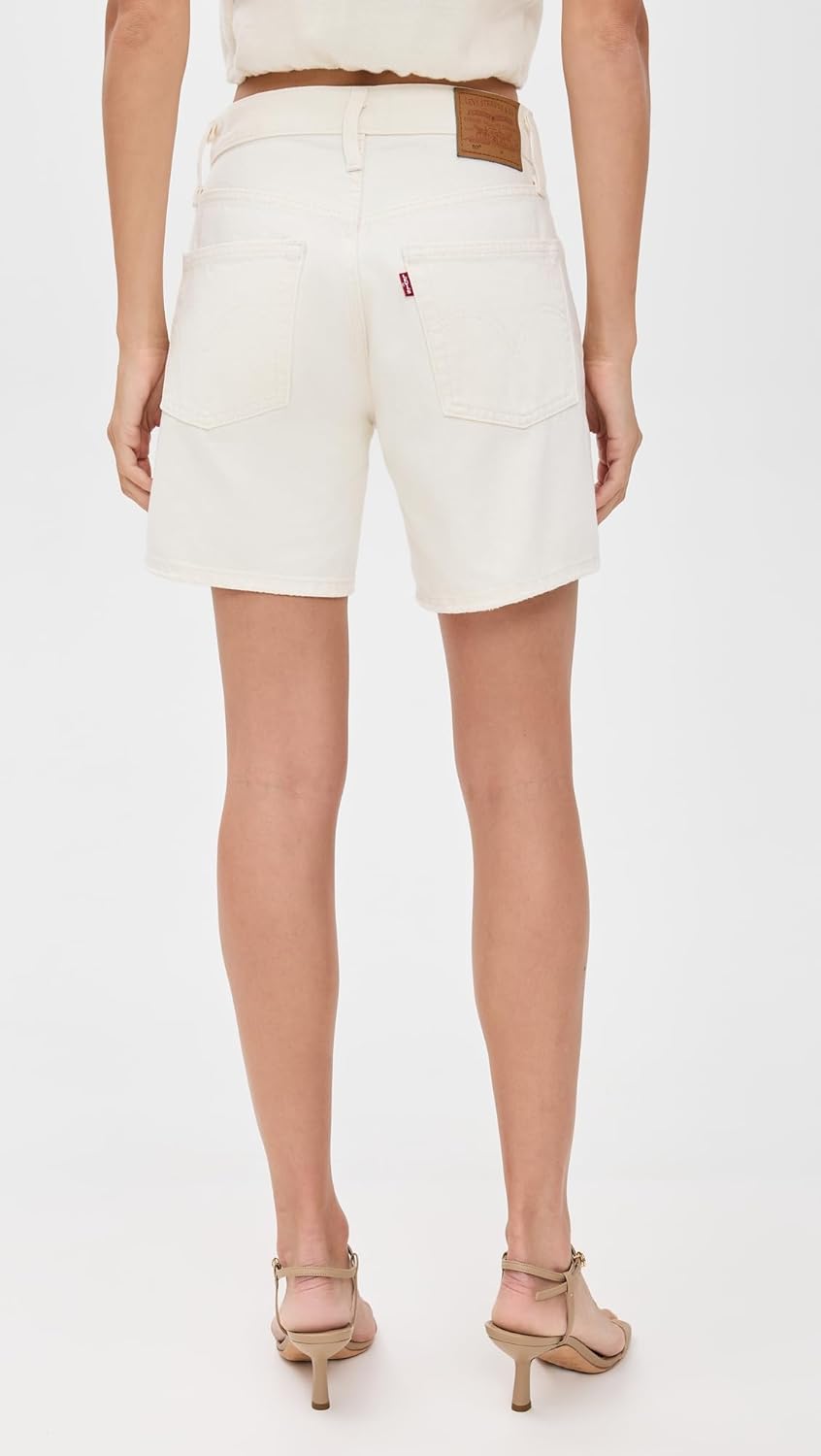 Levi's Womens 501 Mid Thigh Shorts Light-Weight
