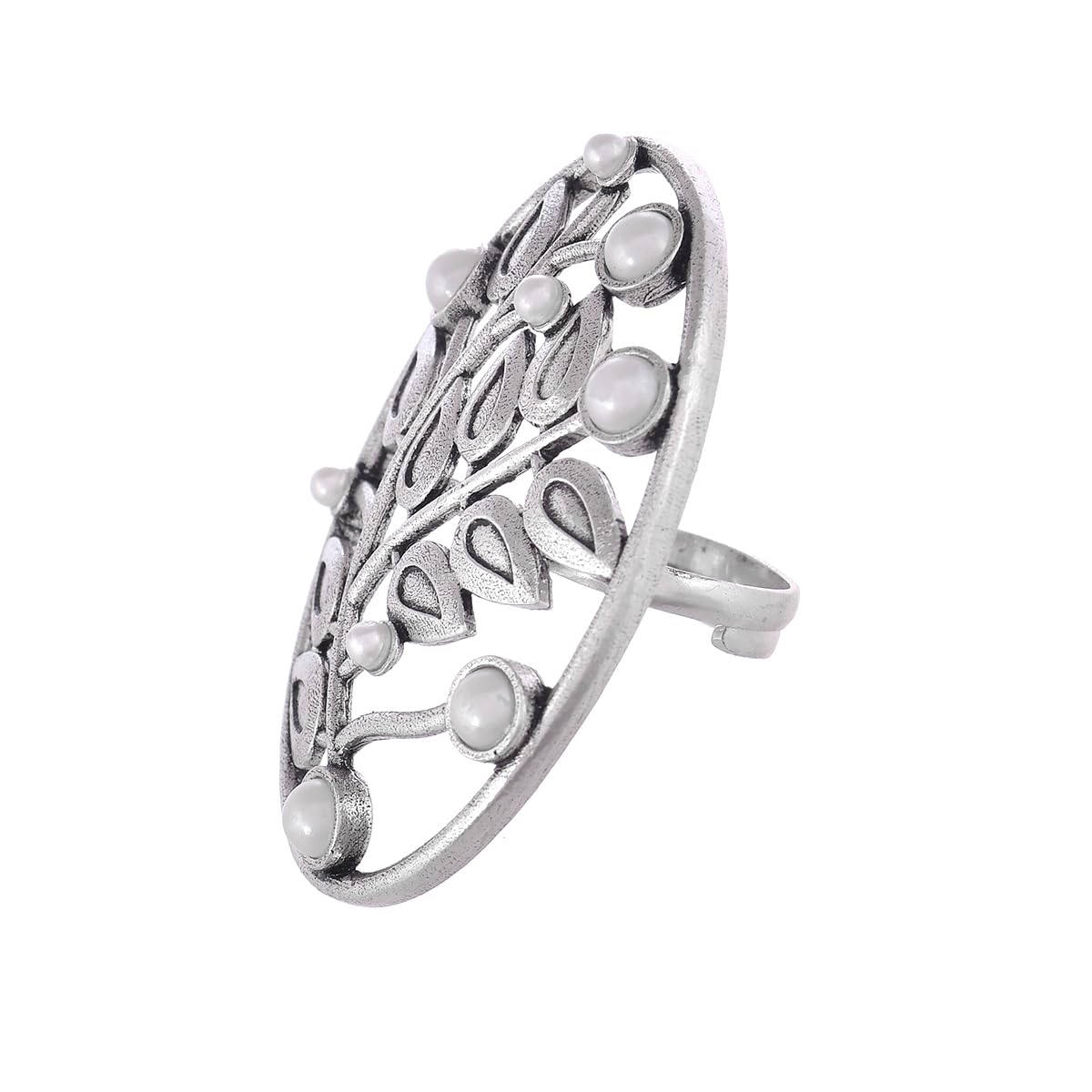 Fresh Fern Chloe Statement Ring