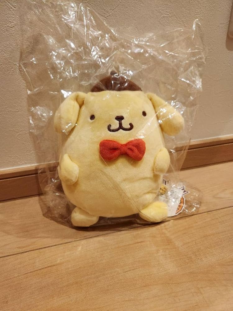 ポムポムプリン 抱きつきぬいぐるみ S、Lセット売り 20周年 ポムポムプリン☆20th抱きつきぬいぐるみがサンリオ公式