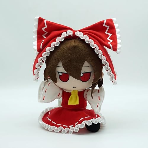Miniatura 8 de Precioso peluche en stock Touhou Project Reimu Movable Bones Ver. Figura de muñeca rellena X1 Regalo Kawaii