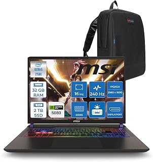 Msı Vector 16 Hx Aı WA2XWIG-090XTR Ultra 9 275HX Aı 32GB GB 2tb SSD 16GB/RTX5080 Gddr7 175W 16" Qhd+ (2560X1600) 240HZ Freedos Gaming Laptop WA2XWIG090XTRF13+ZETTAÇANTA