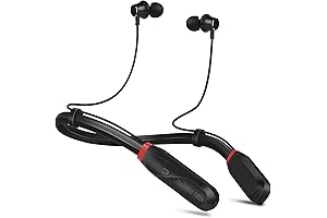 Bluetooth Headphones with Microphone for Phone & 120 Hours Playtime: i35 Wireless Neckband Earbuds