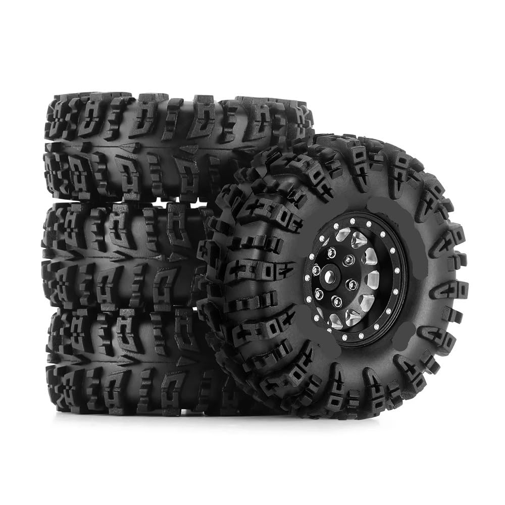 Mud Terrain S5 Swamp Claw 1.3" Wheel Tires Set Kompatibel mit 1/18 1/24 Scale RC Crawler und Off-Road Fahrzeugen
