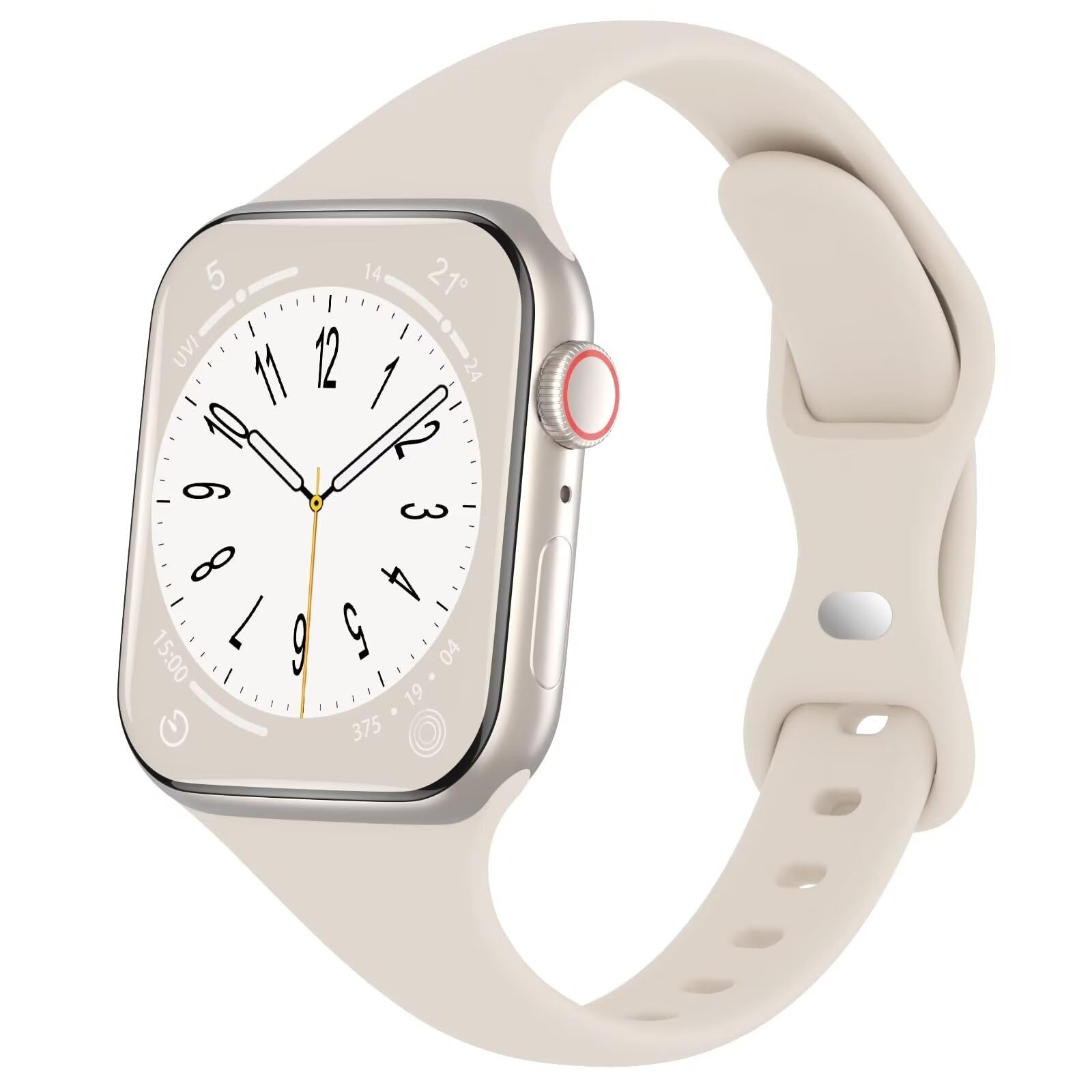 VEMIGON Compatible with Apple Watch Straps 38mm 40mm 41mm 42mm, Slim Soft Silicone Sport Wristband Narrow Replacment Bands for iWatch Series 10 9 8 7 6 5 4 SE2 SE 3 2 1 (Watch Not Included) (B0CN4M68BX) Amazon Price History, Amazon Price Tracker