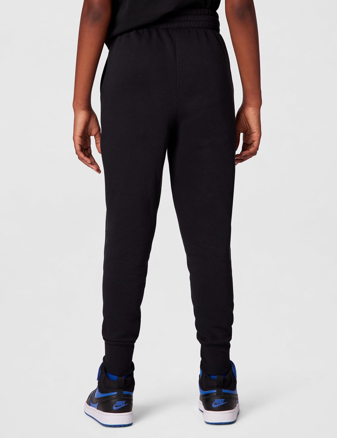 Nike Girls' Sportswear Club Fleece High-Waisted Fitted Pants - Image 3