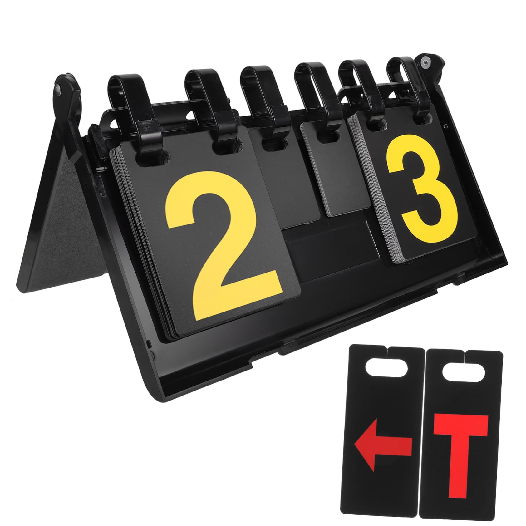 Garneck Sports Ball Flipper Scoreboard Portable Scoreboard for Basketball Football Volleyball Tennis
