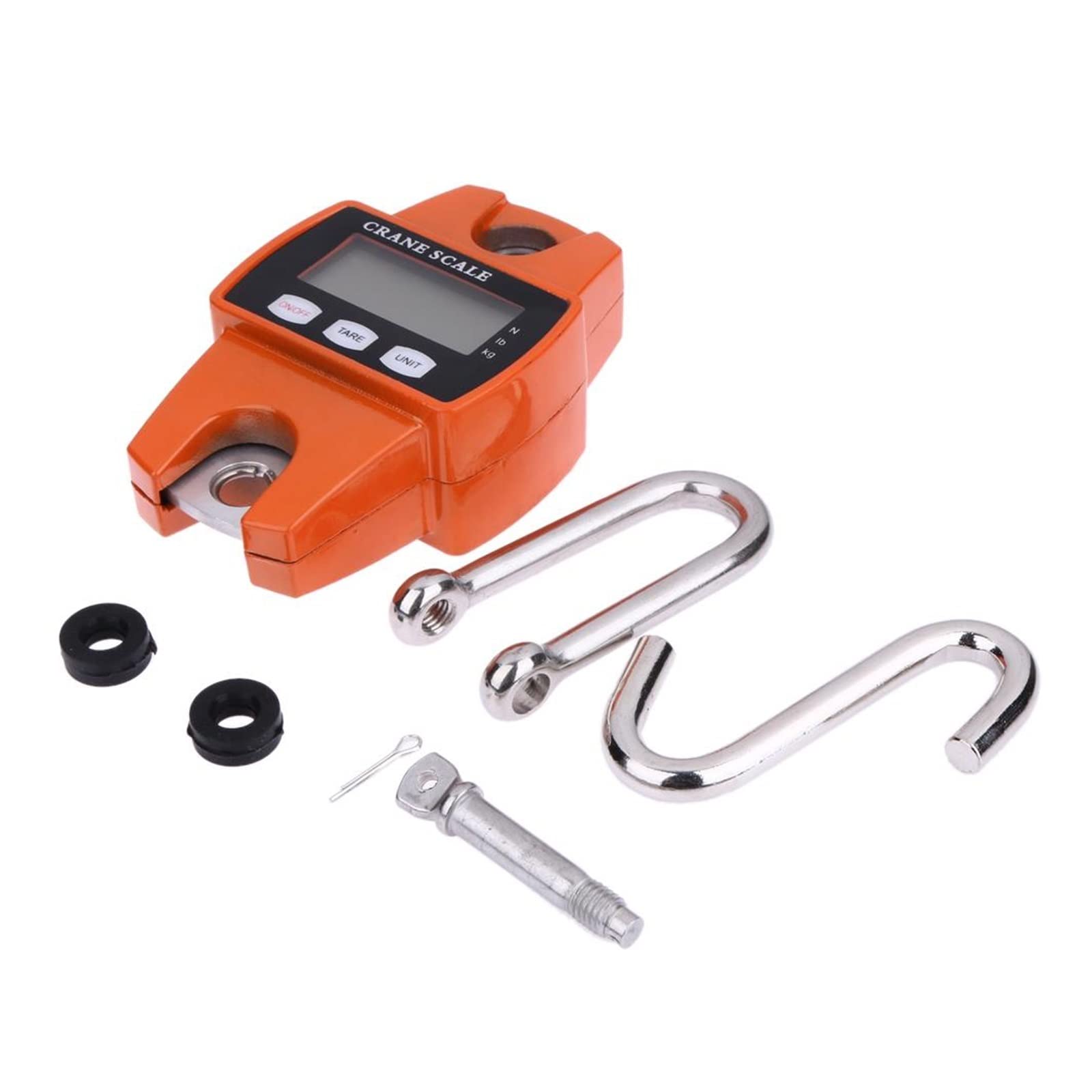 Báscula de grúa 300 kg, báscula peso acero inoxidable portátil con gancho colgante Industrial alta precisión, electrónica Digital LCD,Ultra-resistencia