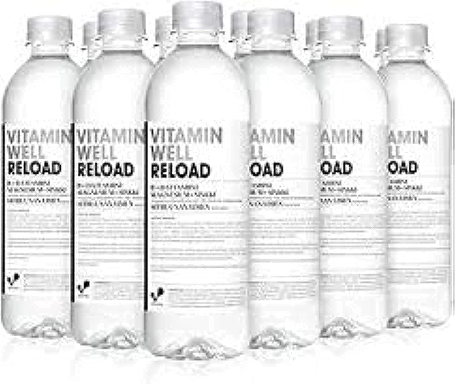 Reload Lemon/Lime Vitamin B + D Magnesium + Zinc (VW RELOAD 500ML, Pack of 12)