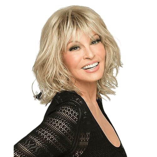 Peluca de tránsito de parada monofilamento corona Razor Cut Fringe Bob por Raquel Welch Pelucas R25