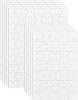 Bekecidi 10 Sheets Sublimation Puzzle Blank Jigsaw Puzzles DIY Puzzle Paintable Puzzle Writable Puzzle Adult Jigsaw Puzzle for Heat Press Thermal Transfer Printing Your Own Puzzles Crafts, 2 Size