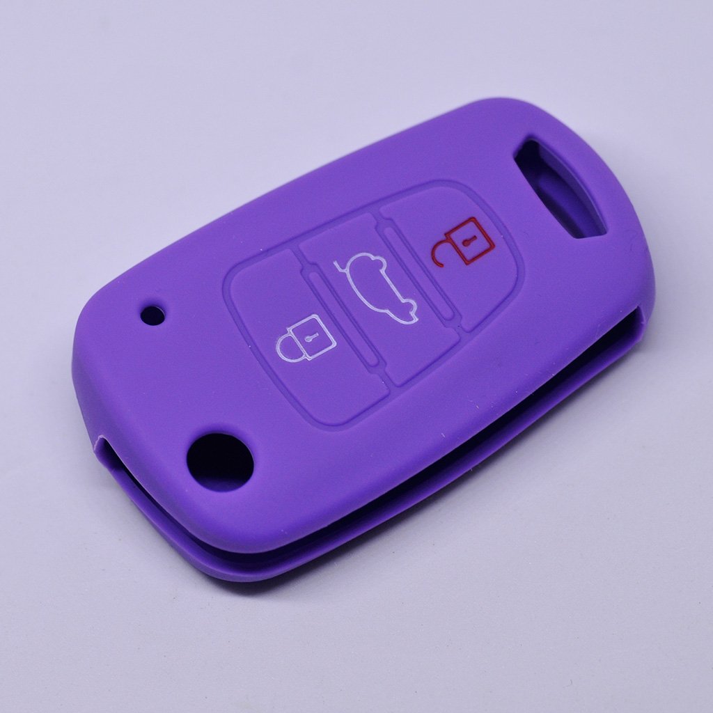 DEWIN Custodia Sostitutiva Per Chiave Auto - Custodia Pieghevole Per Chiave Auto A 3 Pulsanti Custodia Protettiva Per Chiave Remota Compatibile Con I20 I30 I35 Ix20 Ix35 82755430 - Foto 6