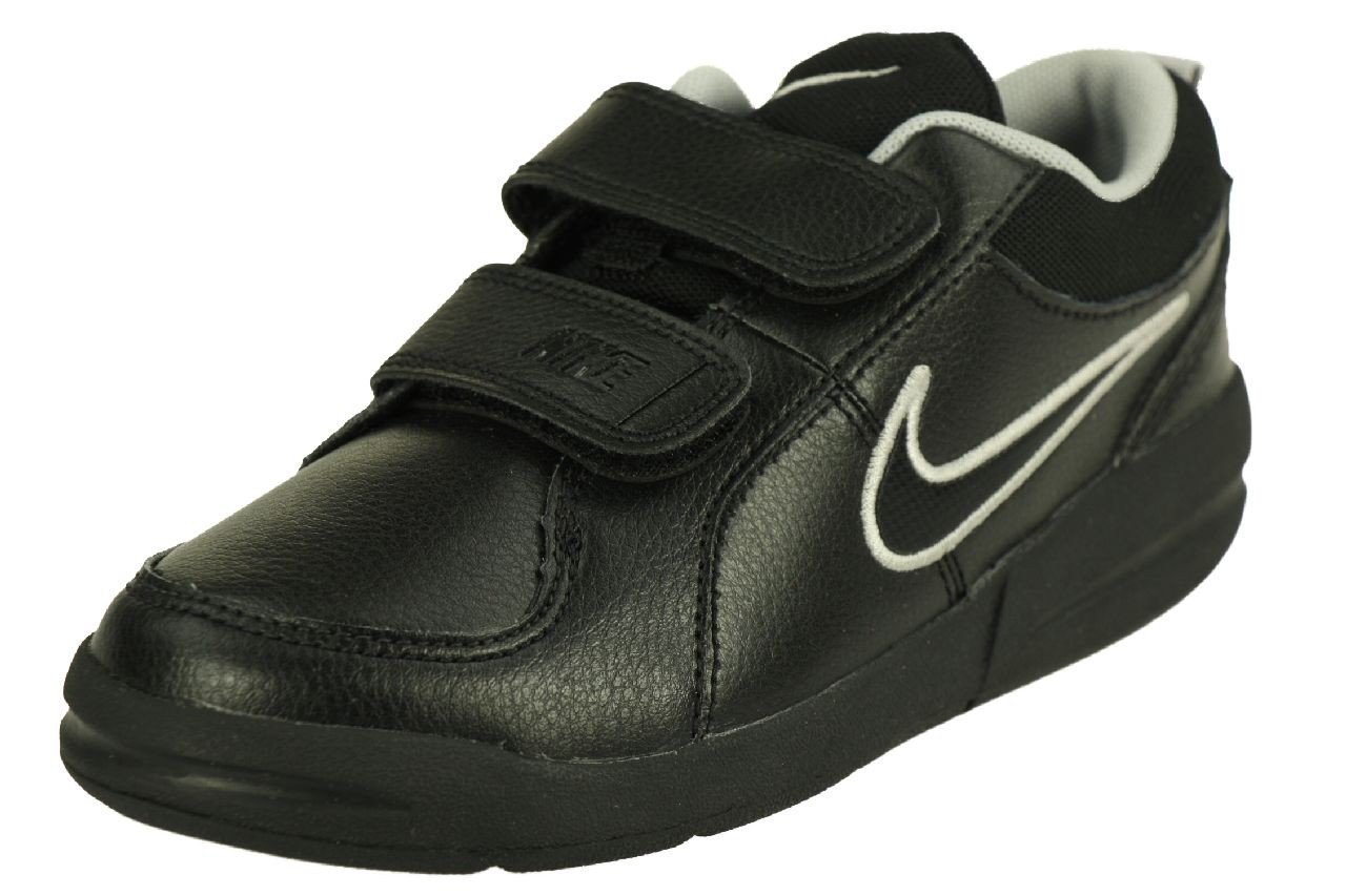 Nike Unisex Babies Standing Sneakers, Black/Metallic Cool Grey, 27