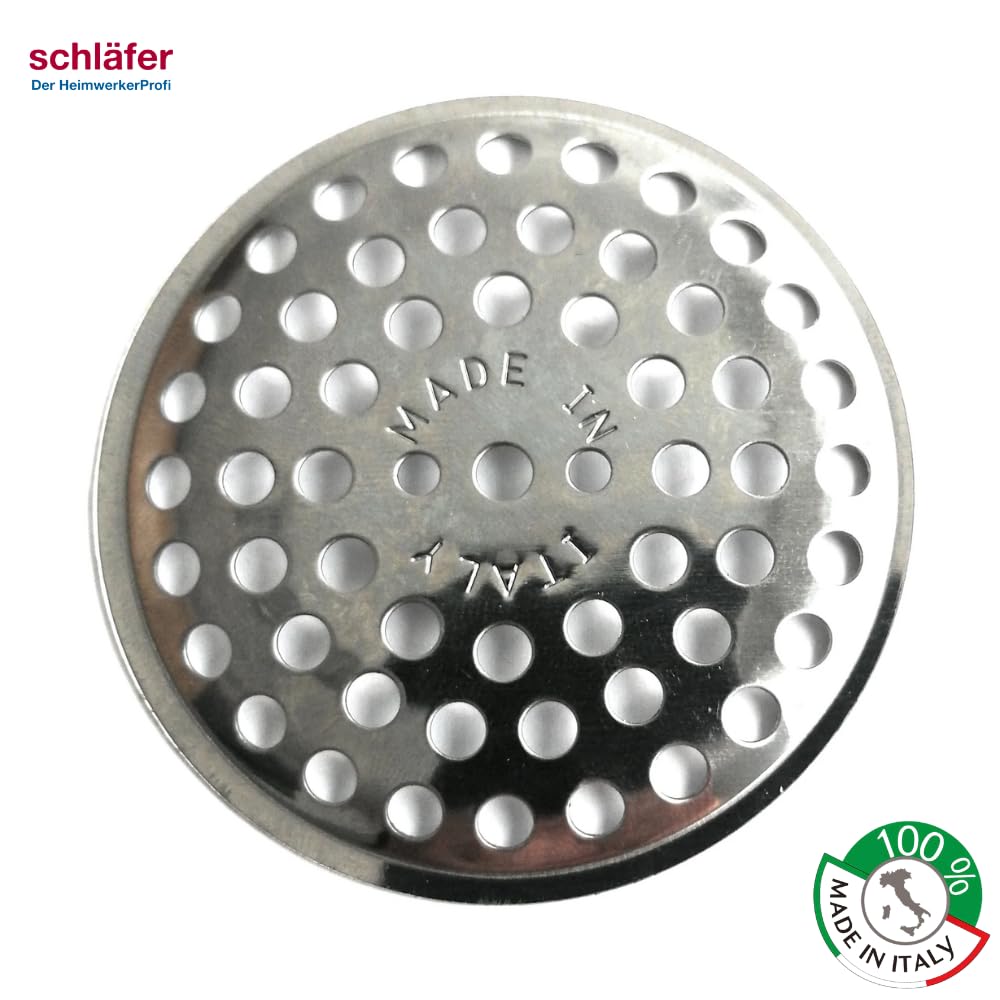 Tappo Per Lavello A Scomparsa In Acciaio Inox - Filtro Colino Diametro 11 Cm (2 Pezzi) - Raccogli Capelli E Residui - 6